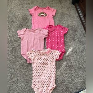 Baby girl onesie bundle